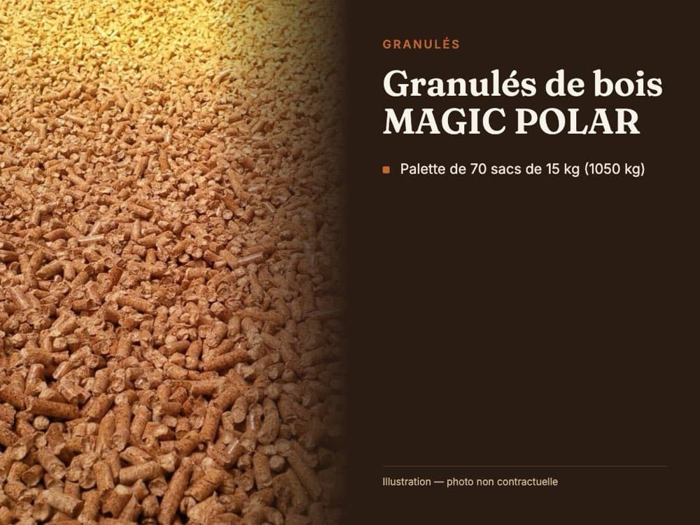 Visuel du conditionnement — Granulés de bois MAGIC POLAR