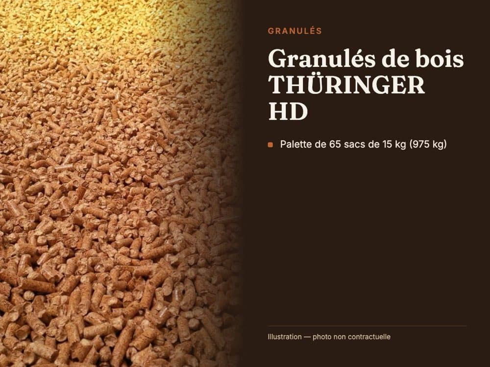 Visuel du conditionnement — Granulés de bois THÜRINGER HD